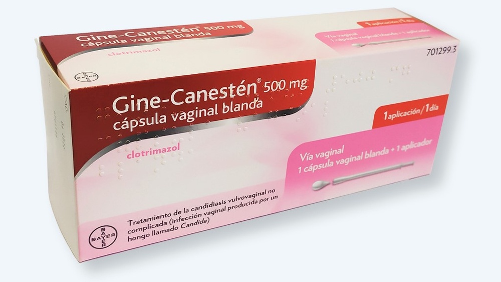 GINE-CANESTEN 500 MG CÁPSULA VAGINAL MOLE