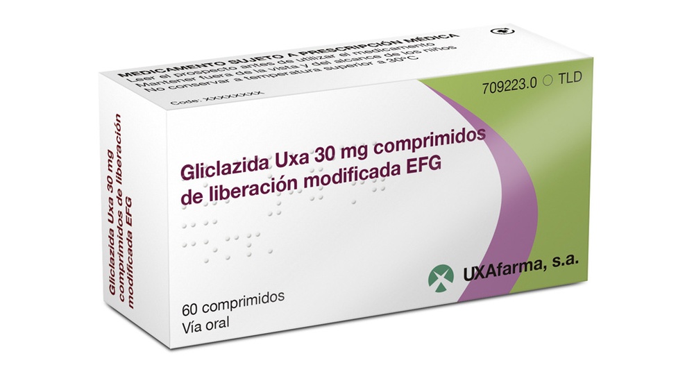 GLICLAZIDA UXA 30 mg COMPRIMIDOS DE LIBERTAÇÃO MODIFICADA