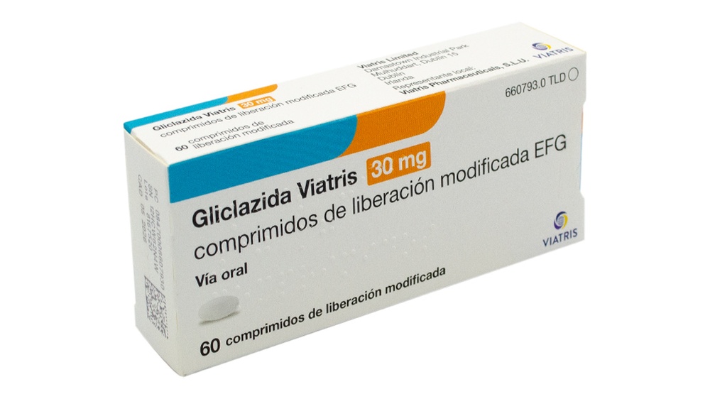 GLICLAZIDA VIATRIS 30 mg COMPRIMIDOS DE LIBERTAÇÃO MODIFICADA