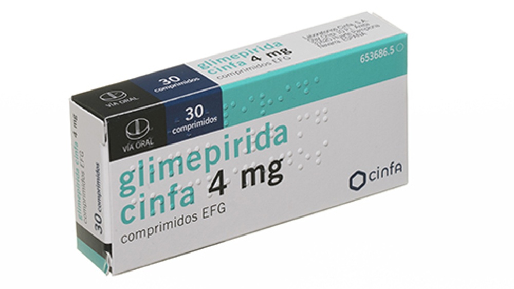 GLIMEPIRIDA CINFA 4 mg COMPRIMIDOS