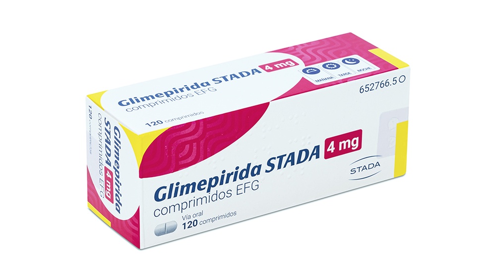 GLIMEPIRIDA STADA 4 mg COMPRIMIDOS