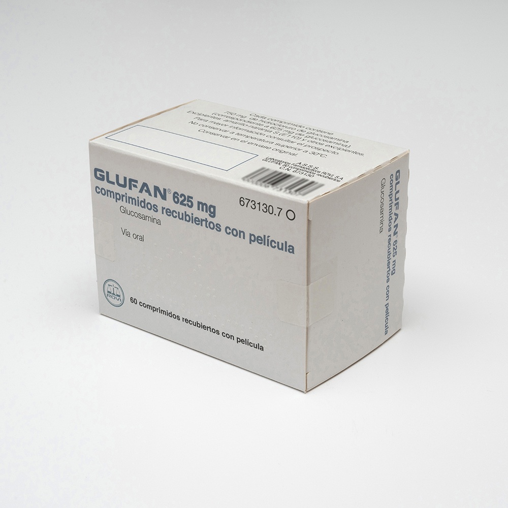 GLUFAN 625 mg COMPRIMIDOS REVESTIDOS POR PELÍCULA