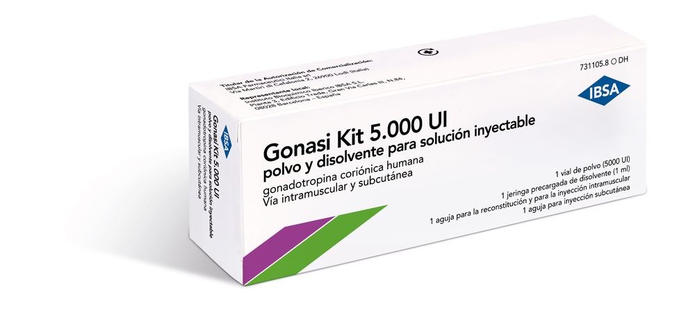 GONASI KIT 5.000 UI PÓ E SOLVENTE PARA SOLUÇÃO INJETÁVEL