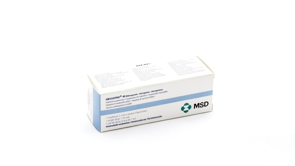 HBVAXPRO 40 microgramas SUSPENSÃO INJETÁVEL