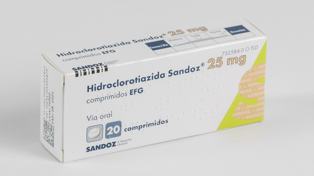 HIDROCLOROTIAZIDA SANDOZ 25 mg COMPRIMIDOS