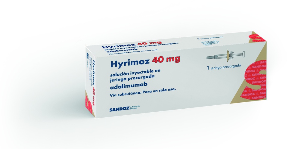 HYRIMOZ 40 mg SOLUÇÃO INJETÁVEL EM SERINGA PREENCHIDA