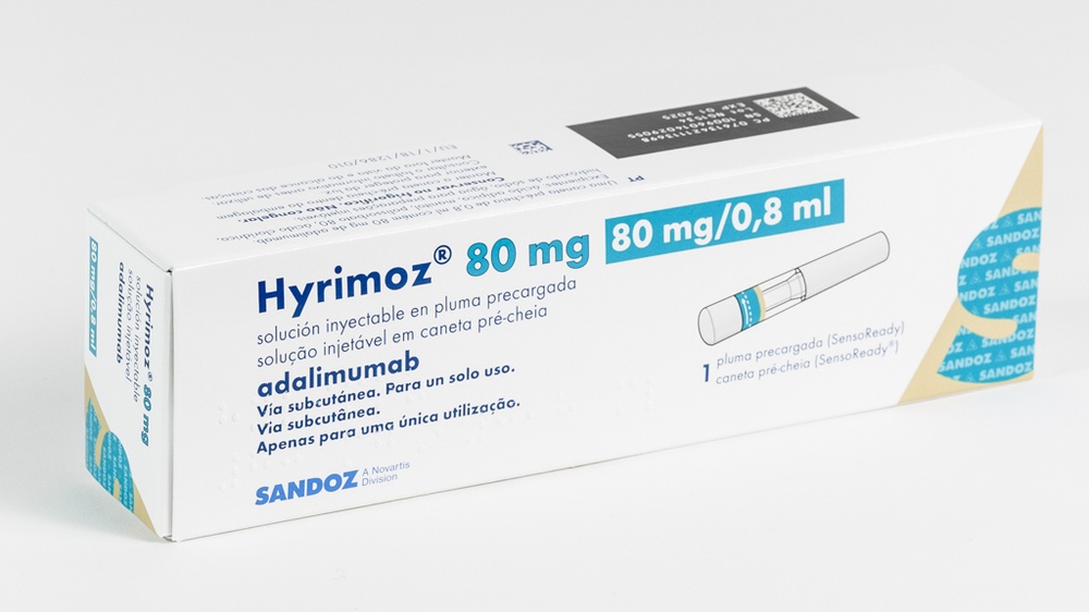 HYRIMOZ 80 mg SOLUÇÃO INJETÁVEL EM CANETA PREENCHIDA