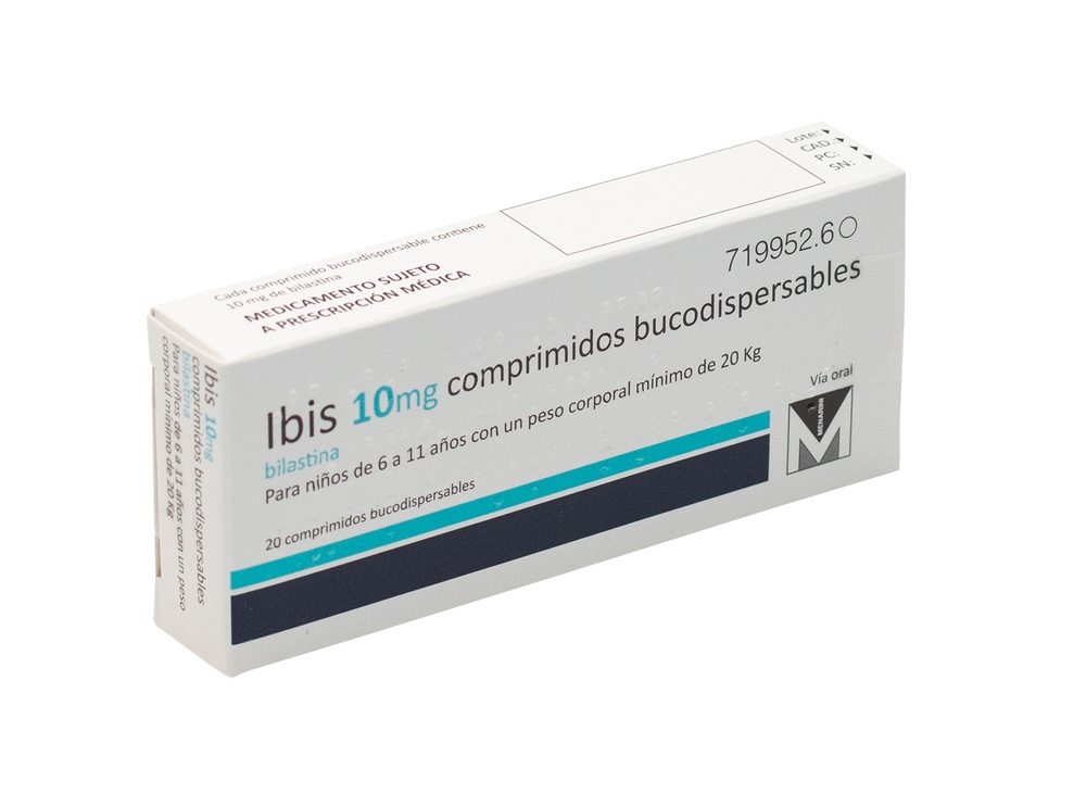 IBIS 10 mg COMPRIMIDOS ORODISPERSÍVEIS
