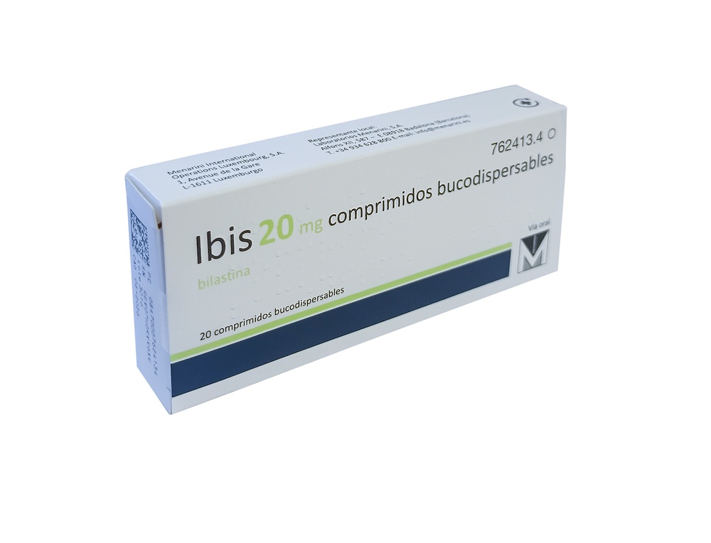 IBIS 20 mg COMPRIMIDOS ORODISPERSÍVEIS