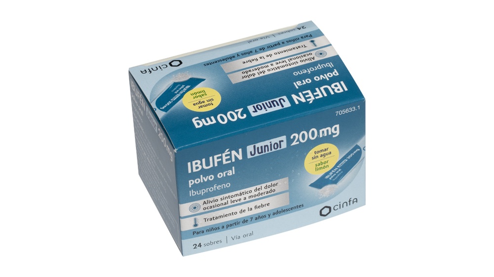 IBUFEN JUNIOR 200 mg PÓ PARA SOLUÇÃO ORAL