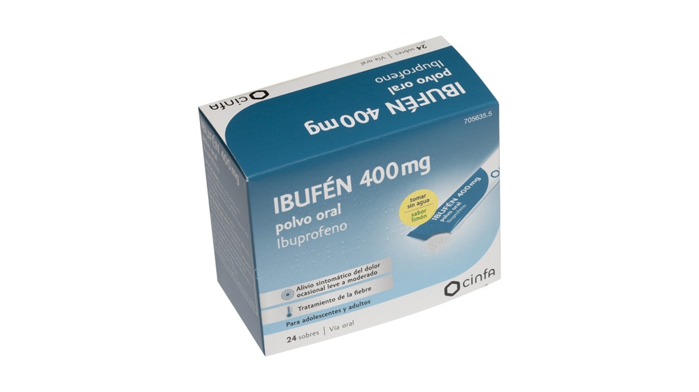 IBUFEN 400 mg PÓ PARA SOLUÇÃO ORAL