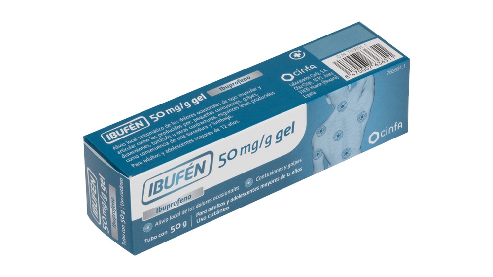 IBUFEN 50 mg/g GEL