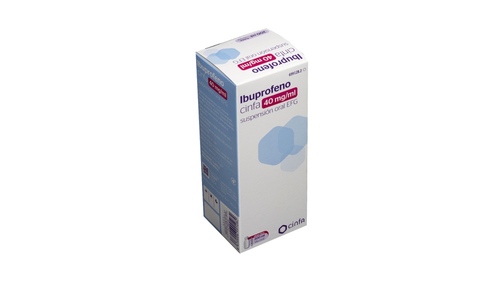IBUPROFENO CINFA 40 mg/ml SUSPENSÃO ORAL