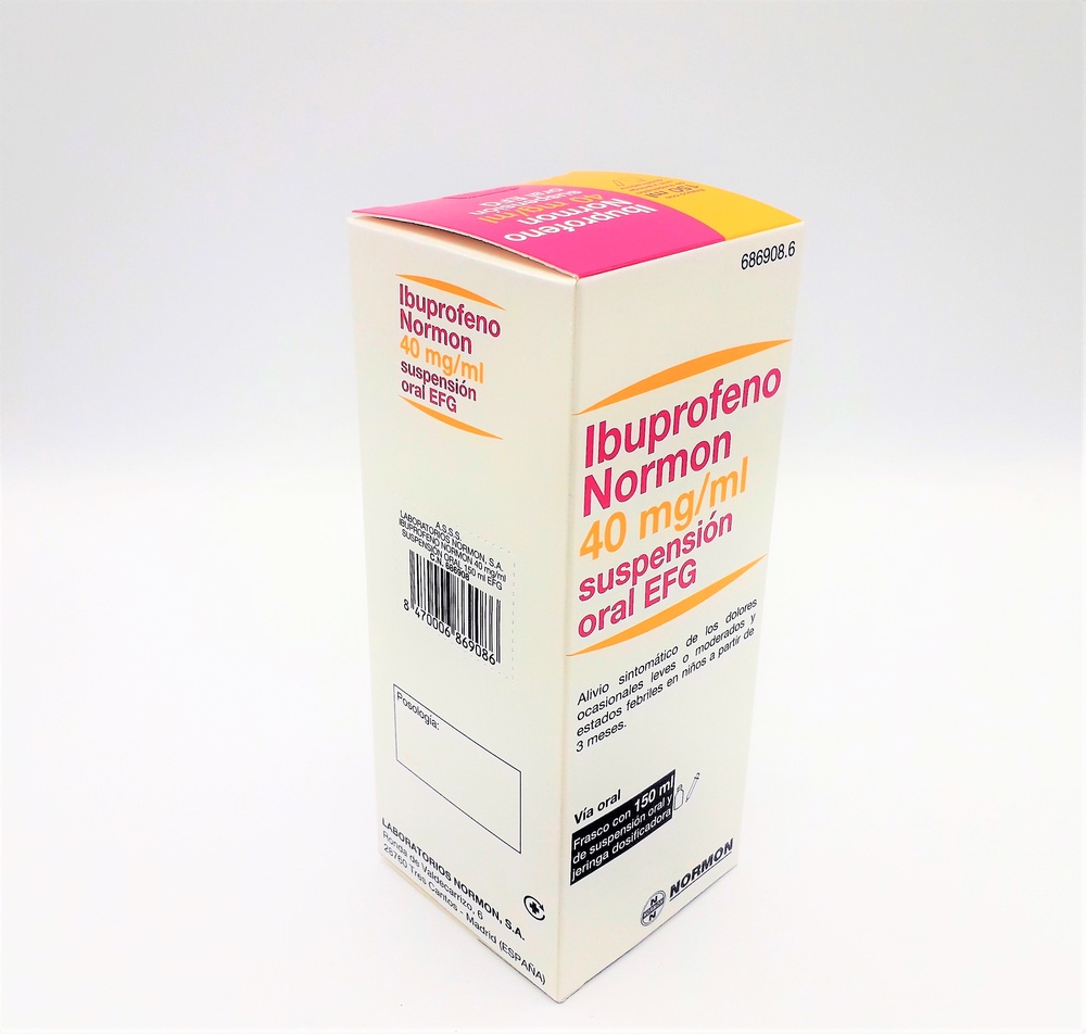 IBUPROFENO NORMON 40 mg/ml SUSPENSÃO ORAL