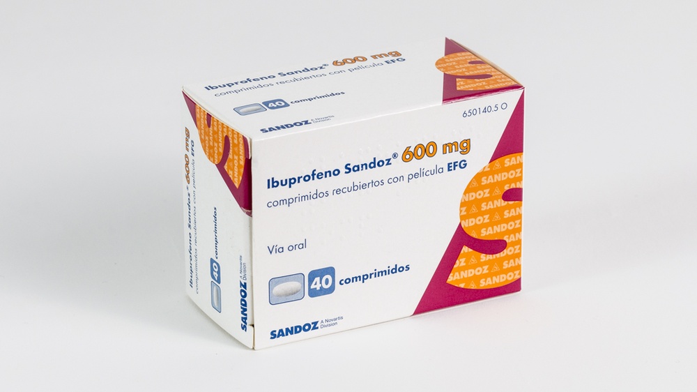 IBUPROFENO SANDOZ 600 mg COMPRIMIDOS REVESTIDOS POR PELÍCULA