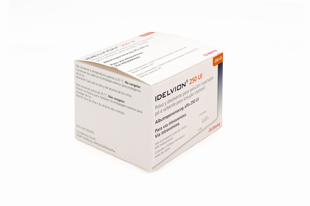 IDELVION 250 UI PÓ E SOLVENTE PARA SOLUÇÃO INJETÁVEL