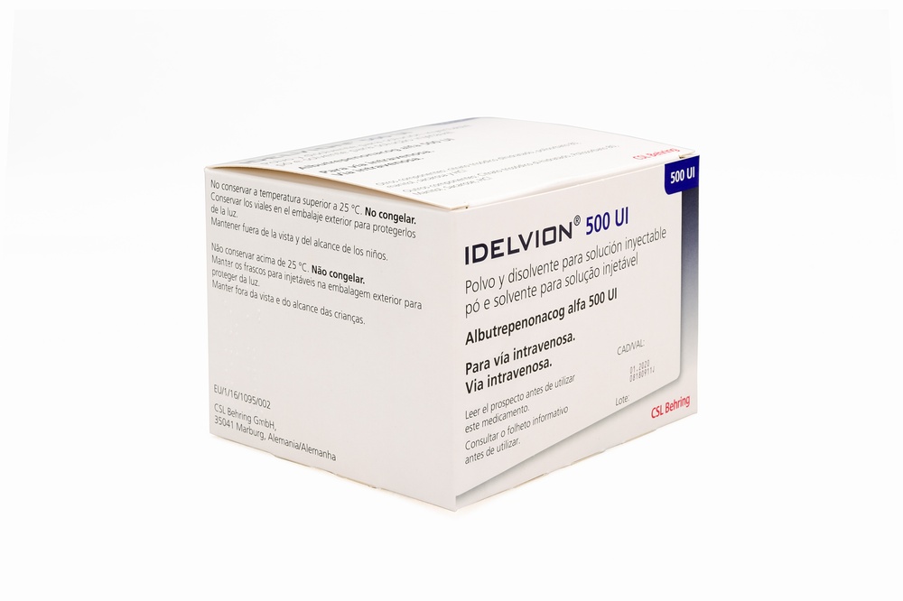 IDELVION 500 UI PÓ E SOLVENTE PARA SOLUÇÃO INJETÁVEL