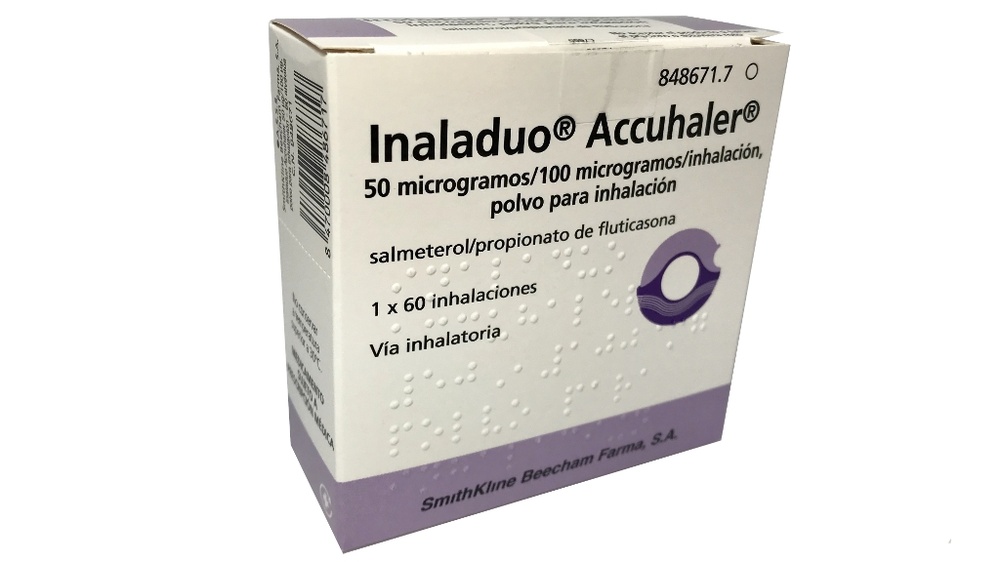 INALADUO ACCUHALER 50 microgramas/100 microgramas INALAÇÃO, PÓ PARA INALAÇÃO