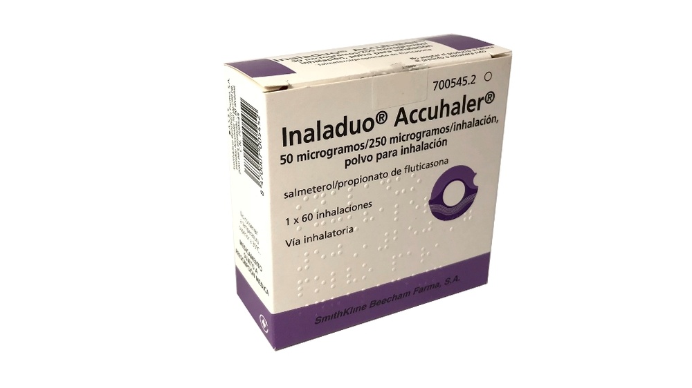 INALADUO ACCUHALER 50 microgramas/250 microgramas PÓ PARA INALAÇÃO