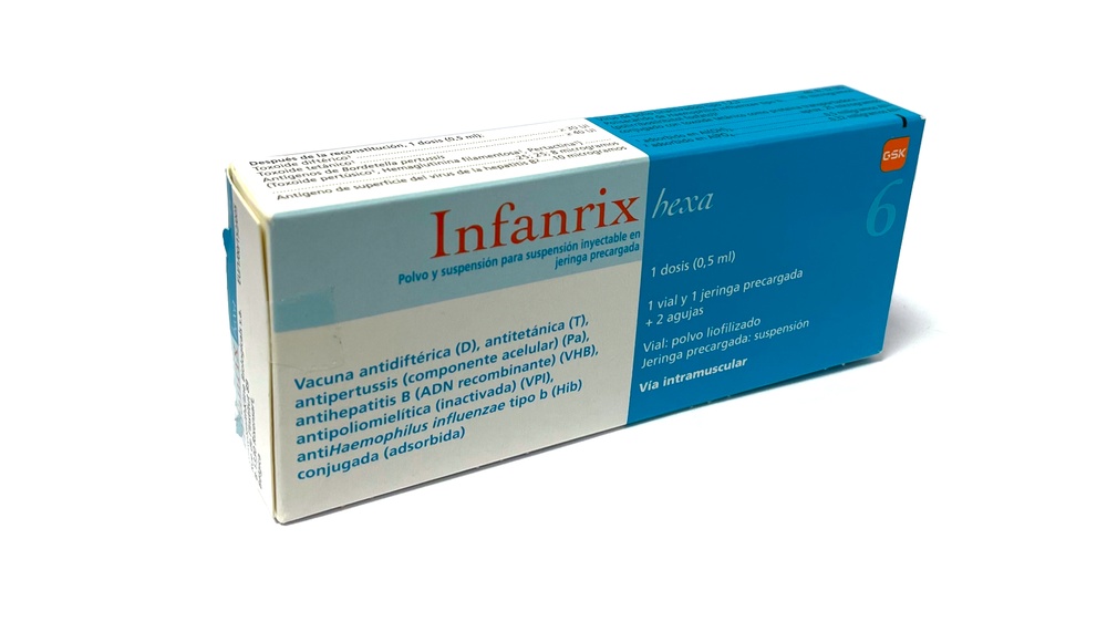 INFANRIX HEXA pó e suspensão para suspensão injetável