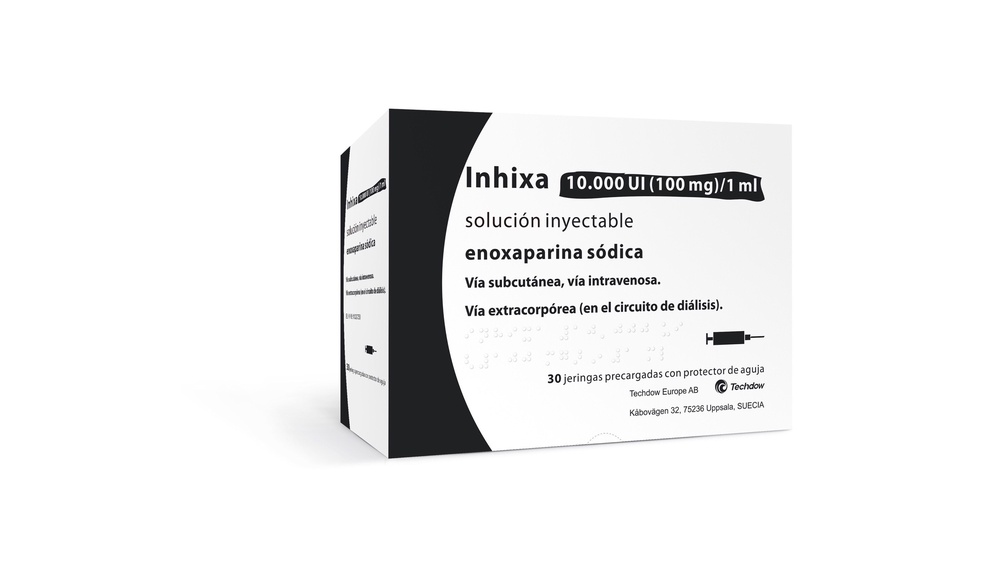 INIXA 10.000 UI (100 mg)/1 mL Solução Injetável