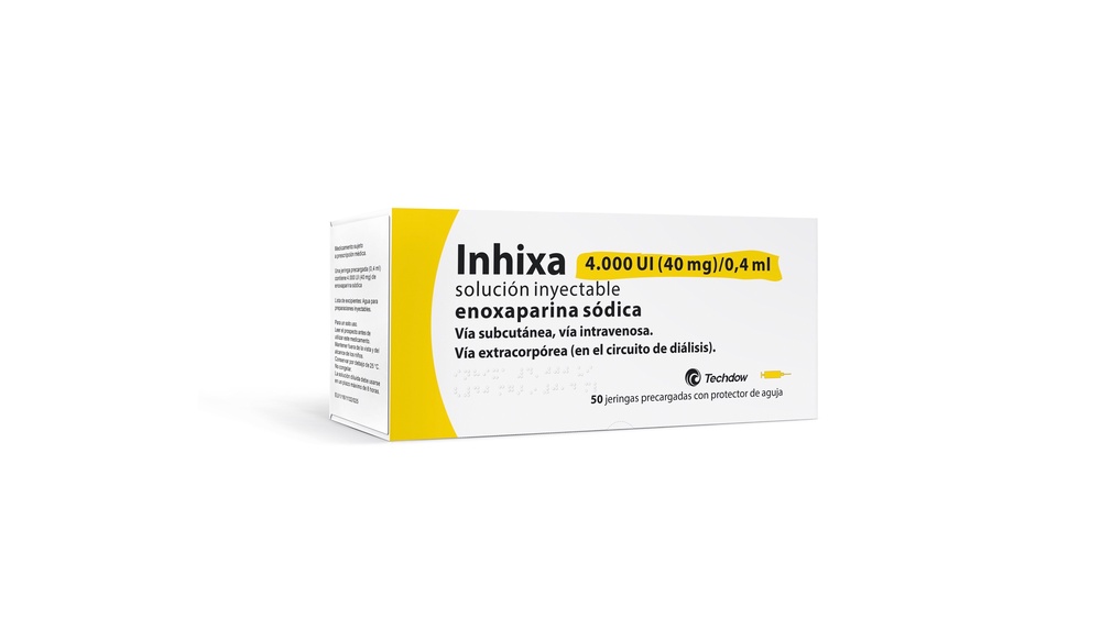 INIXA 4.000 UI (40 mg)/0,4 mL Solução Injectável