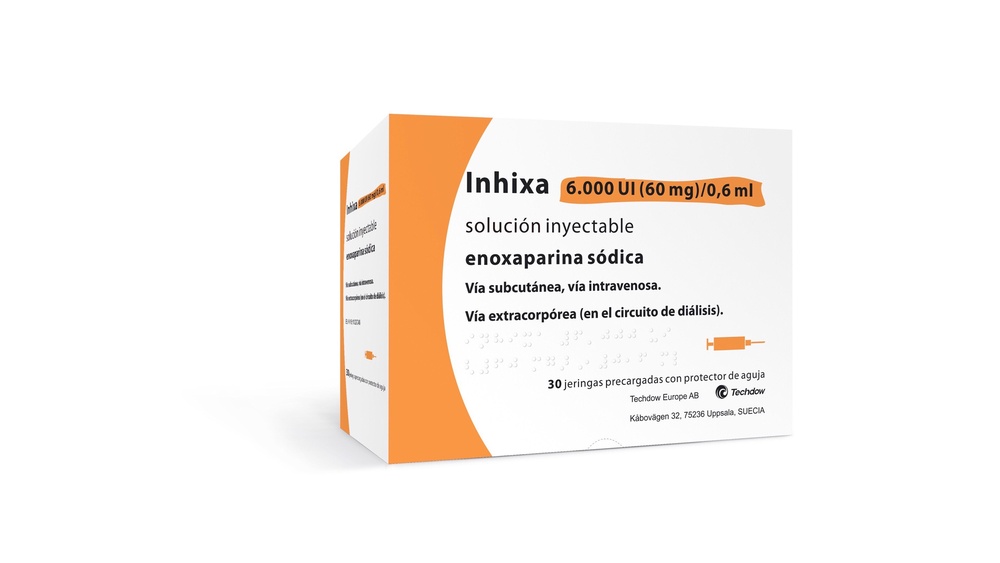INIXA 6.000 UI (60 mg)/0,6 mL Solução Injetável