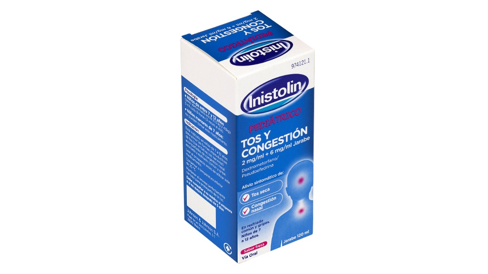 INISTOLIN PEDIÁTRICO TOSSE E CONGESTÃO 2 mg/ml + 6 mg/ml XAROPE