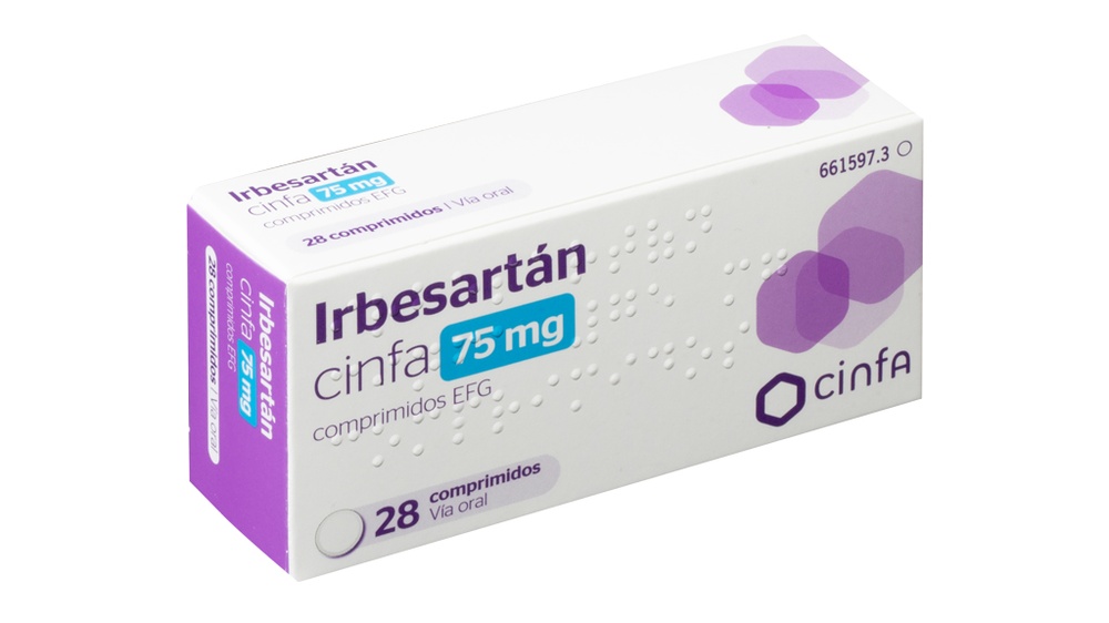 IRBESARTAN CINFA 75 mg COMPRIMIDOS