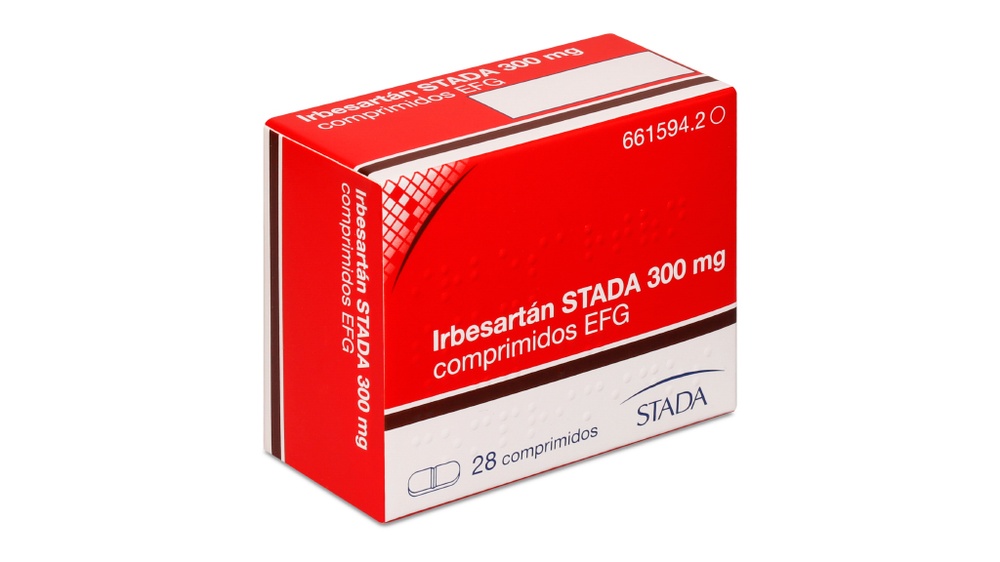 IRBESARTAN STADA 300 mg COMPRIMIDOS