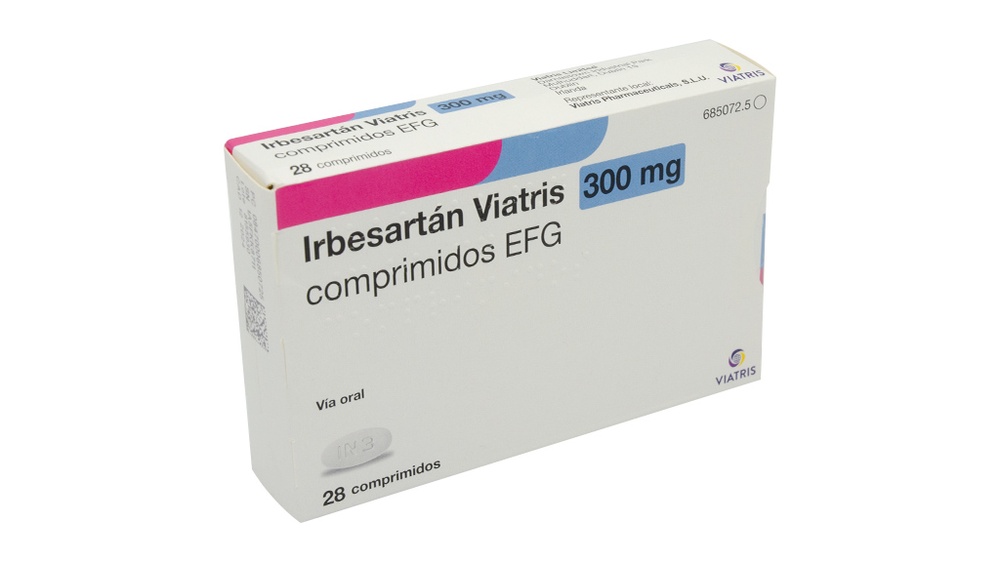 IRBESARTAN VIATRIS 300 mg COMPRIMIDOS
