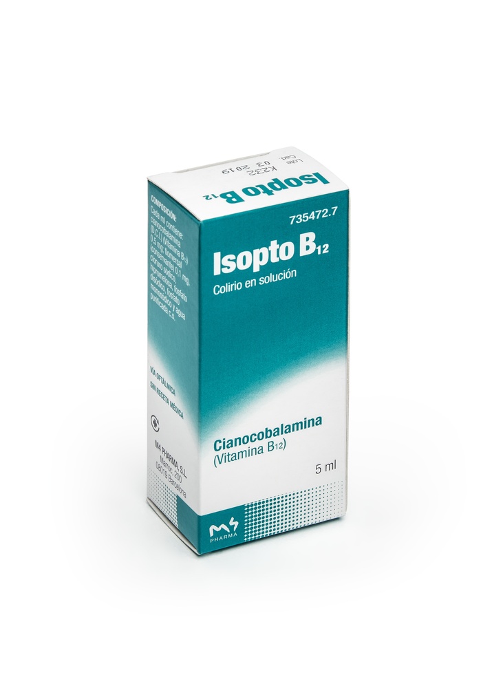 ISOPTO B12 0,5 mg/ml COLÍRIO EM SOLUÇÃO