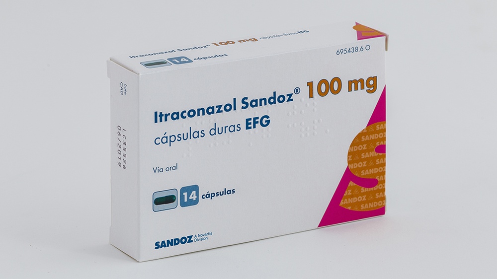 ITRACONAZOL SANDOZ 100 mg CÁPSULAS DURAS