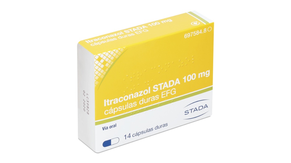 ITRACONAZOL STADA 100 mg CÁPSULAS DURAS