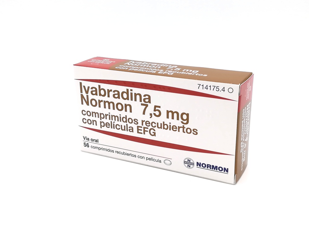 IVABRADINA NORMON 7,5 mg COMPRIMIDOS REVESTIDOS POR PELÍCULA