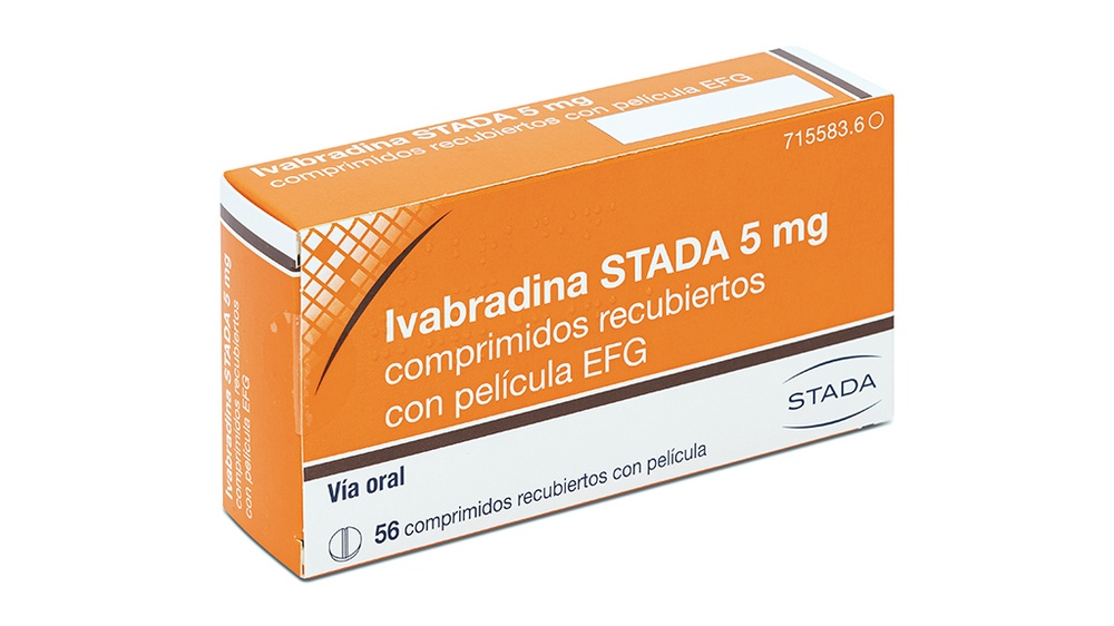 IVABRADINA STADA 5 mg COMPRIMIDOS REVESTIDOS POR PELÍCULA
