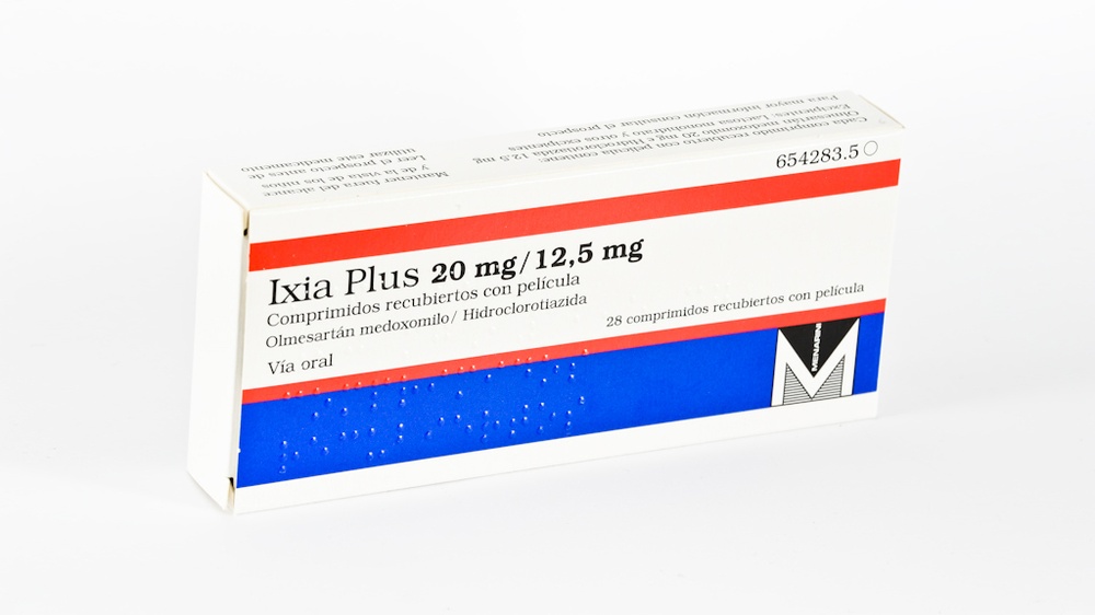 IXIA PLUS 20 mg/12,5 mg COMPRIMIDOS REVESTIDOS POR PELÍCULA