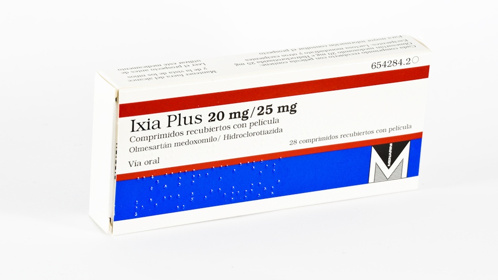 IXIA PLUS 20 mg/25 mg COMPRIMIDOS REVESTIDOS POR PELÍCULA