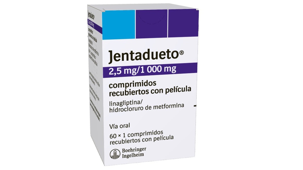 JENTADUETO 2,5 mg / 1000 mg COMPRIMIDOS REVESTIDOS POR PELÍCULA