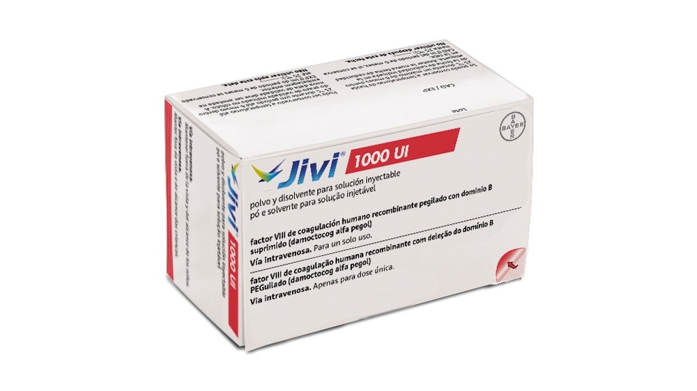 JIVI 1000 UI PÓ E SOLVENTE PARA SOLUÇÃO INJETÁVEL