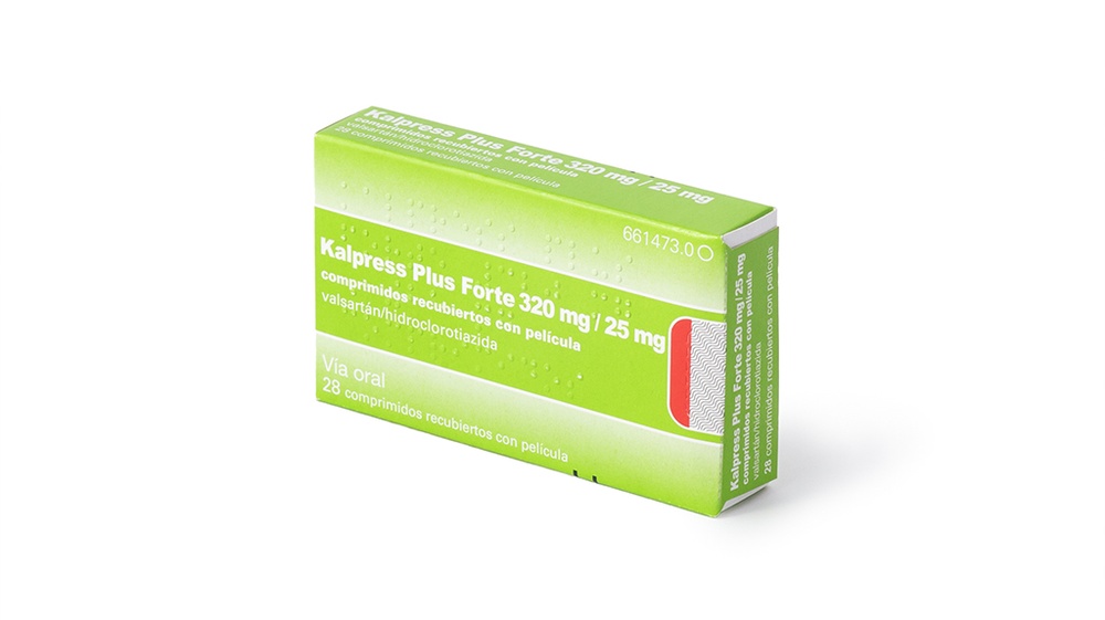 KALPRESS PLUS FORTE 320 mg/25 mg COMPRIMIDOS REVESTIDOS POR PELÍCULA