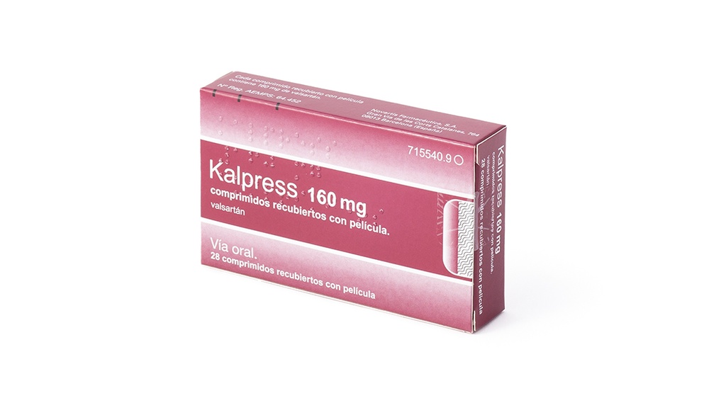 KALPRESS 160 mg COMPRIMIDOS REVESTIDOS POR PELÍCULA