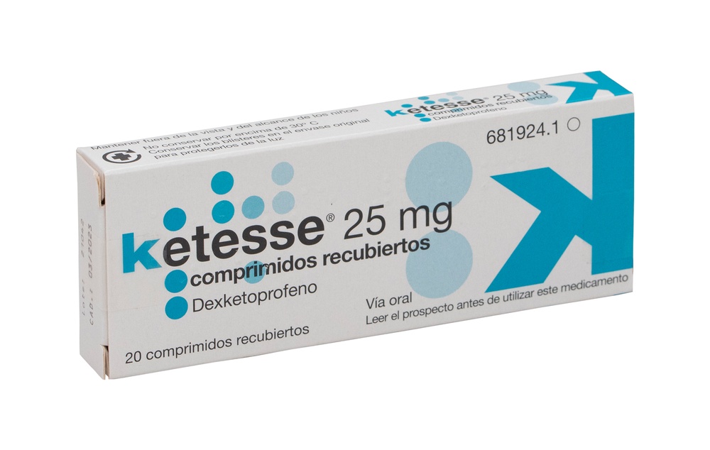 KETESSE 25 mg COMPRIMIDOS REVESTIDOS POR PELÍCULA