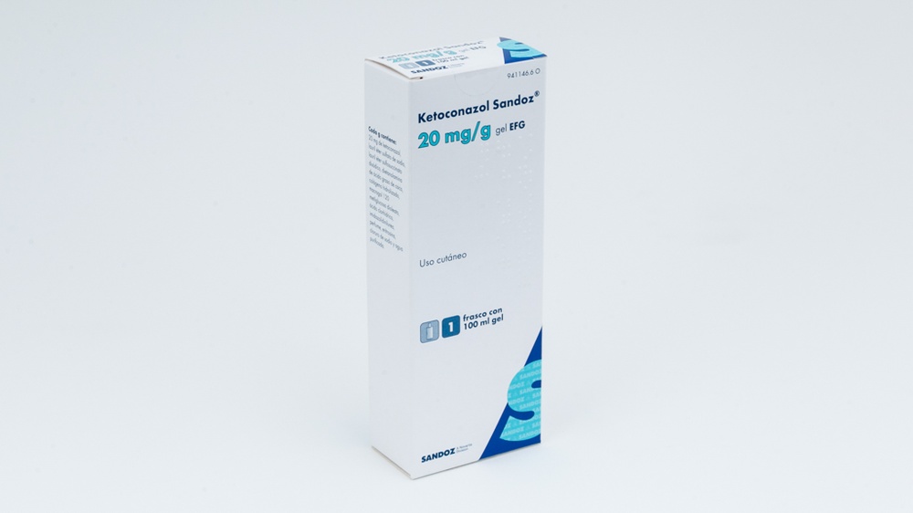 KETOCONAZOL SANDOZ 20 mg/g GEL EFG