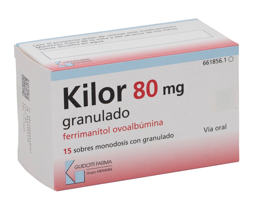KILOR 80 mg GRÂNULOS PARA SOLUÇÃO ORAL