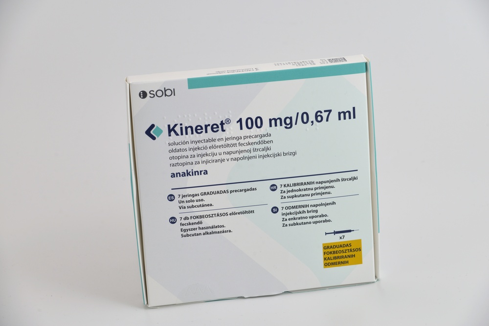 KINERET 100 mg/0,67 ml solução injetável em seringa pré-carregada