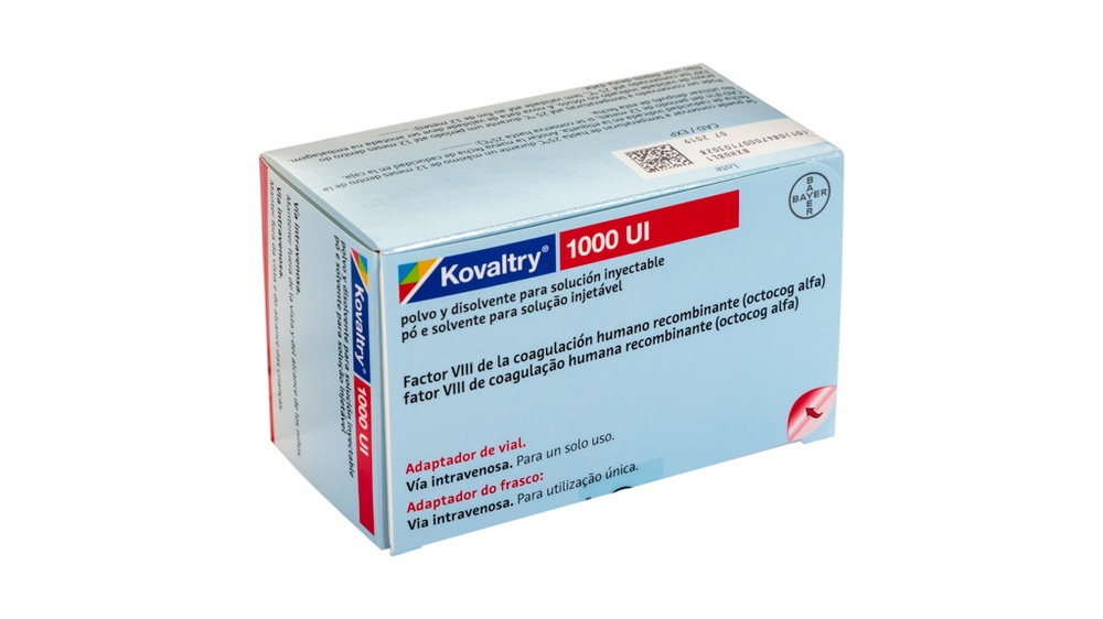 KOVALTRY 1000 UI PÓ E SOLVENTE PARA SOLUÇÃO INJETÁVEL
