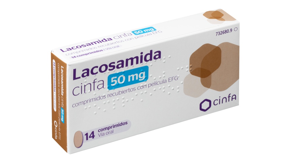 LACOSAMIDA CINFA 50 mg COMPRIMIDOS REVESTIDOS POR PELÍCULA