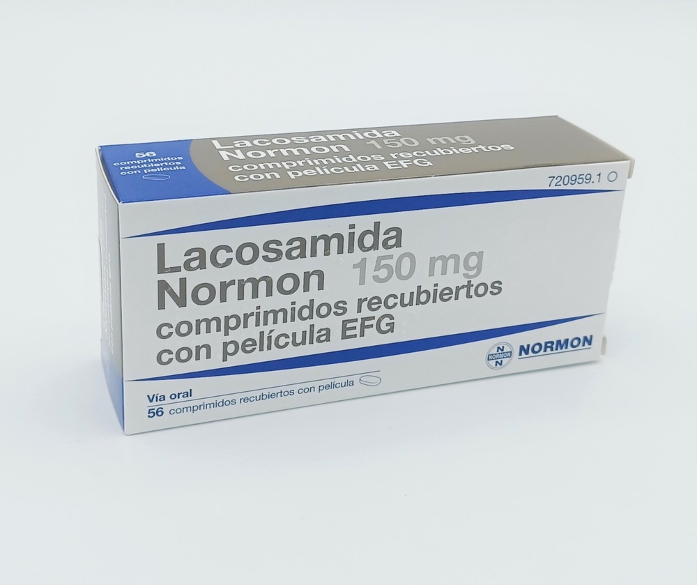 LACOSAMIDA NORMON 150 mg COMPRIMIDOS REVESTIDOS POR PELÍCULA