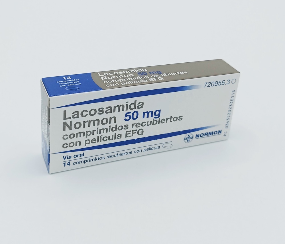 LACOSAMIDA NORMON 50 mg COMPRIMIDOS REVESTIDOS POR PELÍCULA